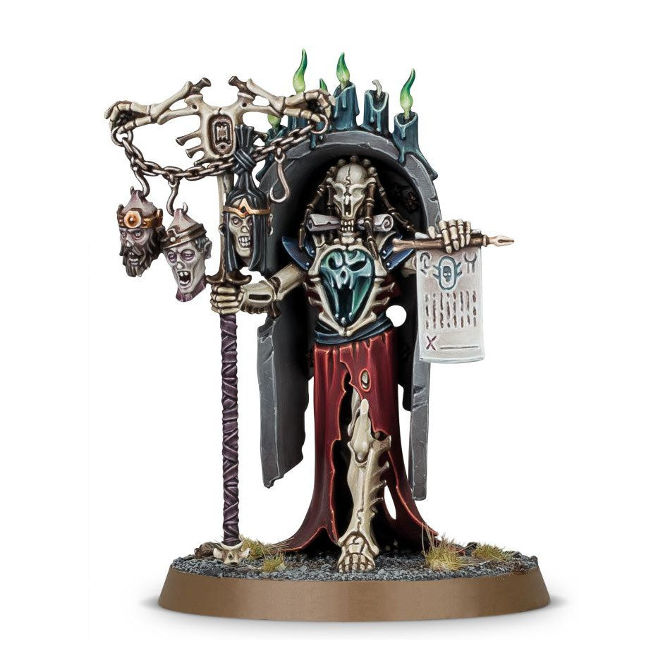 Warhammer AOS Ossiarch Bonereapers Vokmortian Master of the Bone-tithe