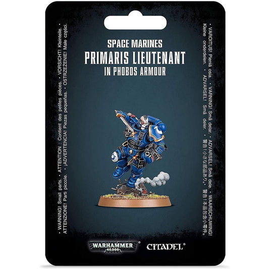 Warhammer 40K Adeptus Astartes Space Marines Primaris Lieutenant in Reiver Armour