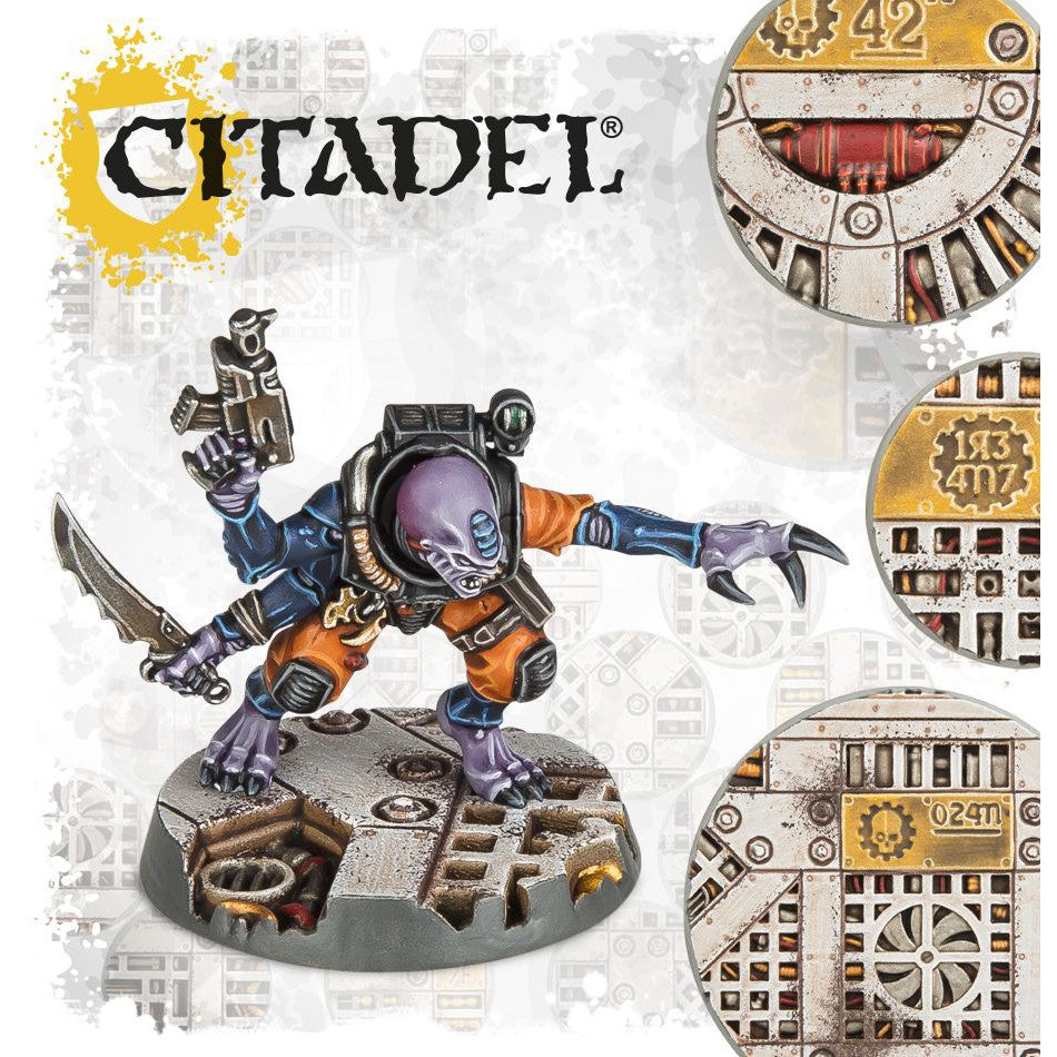 Warhammer 40K Sector Mechanicus 32mm, 40mm & 65mm Round Bases