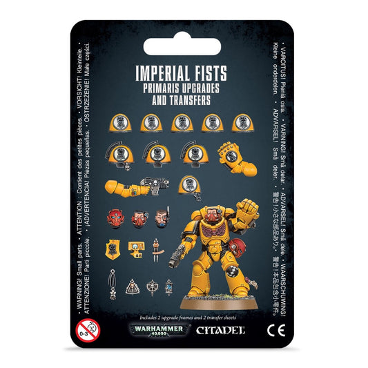 Warhammer 40K Adeptus Astartes Space Marines Imperial Fists Primaris Upgrades