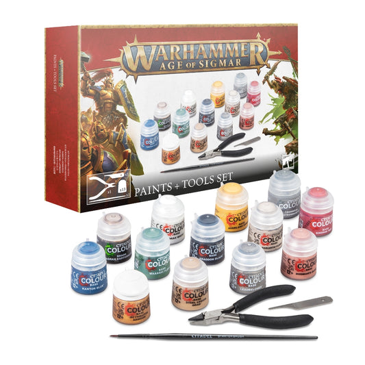 Age of Sigmar: Paint + Tools Set