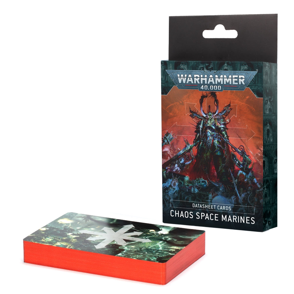 Warhammer 40k Datasheet Cards Chaos Space Marines