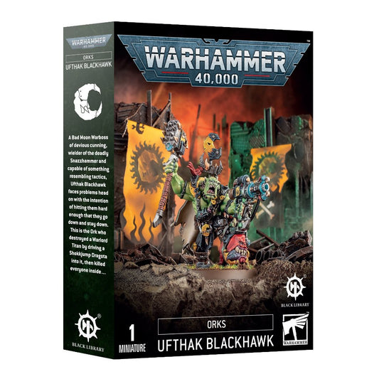 Black Library Miniature Orks Ufthak Blackhawk Warhammer 40k