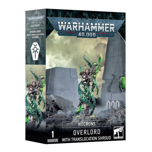 Warhammer 40k Necrons: Overlord With Translocation Shroud