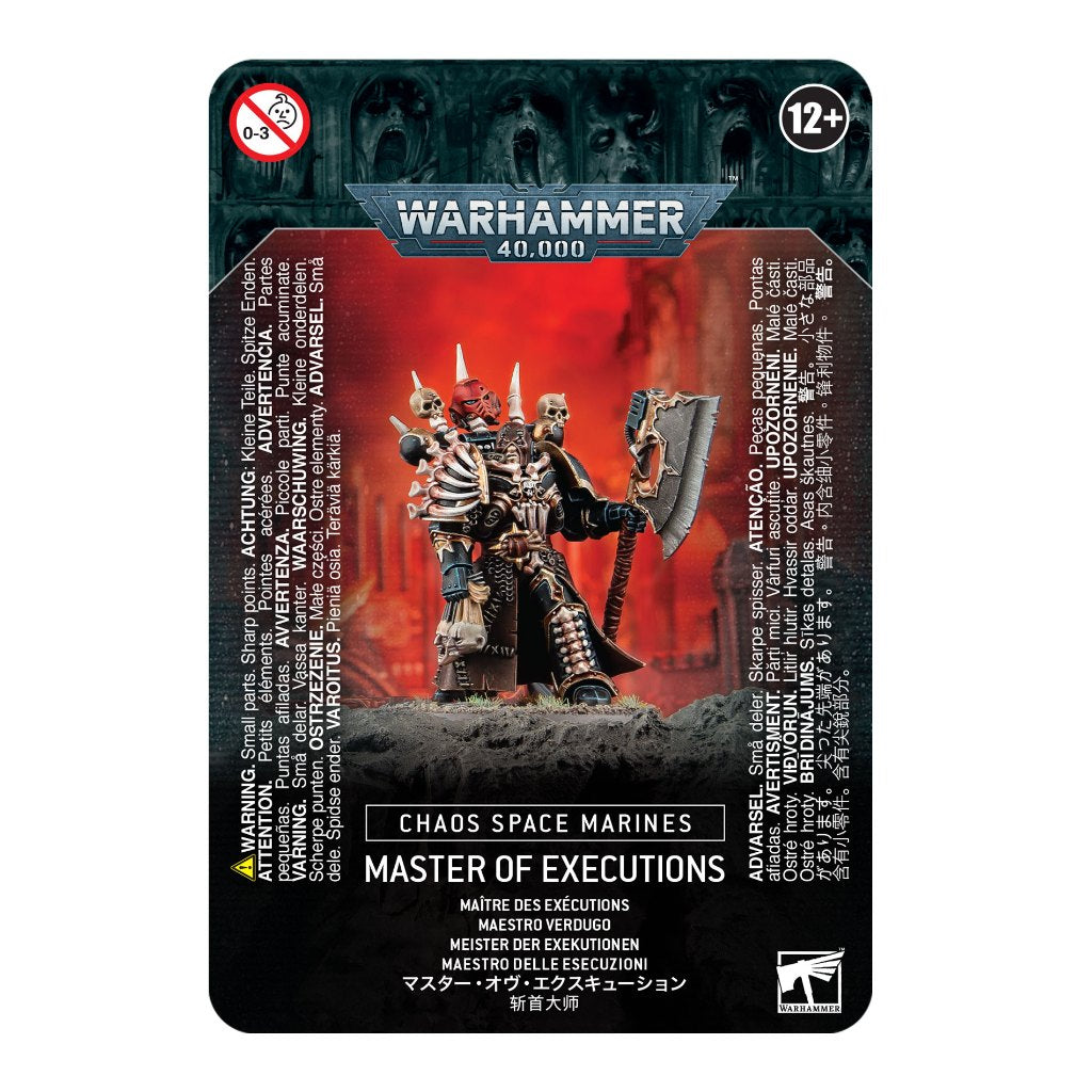 Warhammer 40k Chaos Space Marines MASTER OF EXECUTIONS