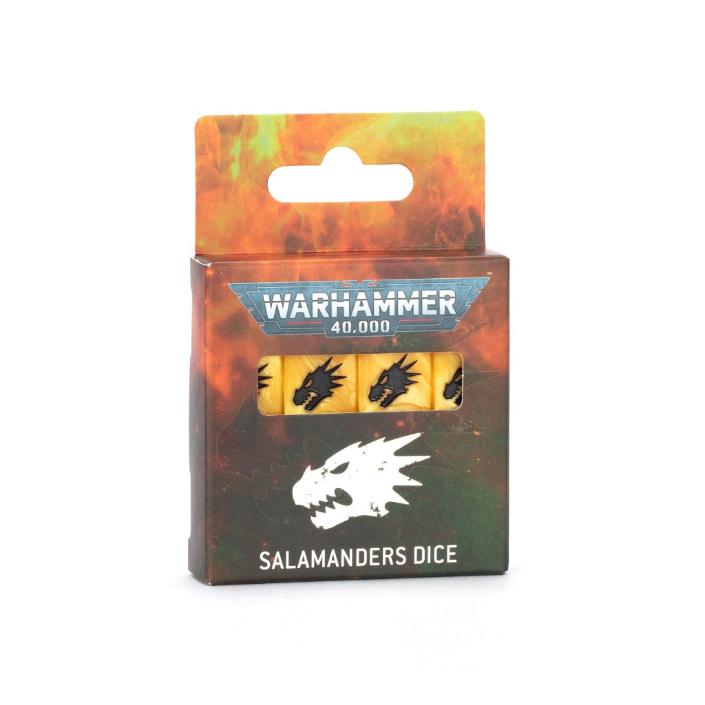 Warhammer 40k Salamanders Dice Set