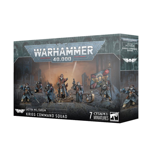 Warhammer 40k Astra Militarum: Krieg Command Squad