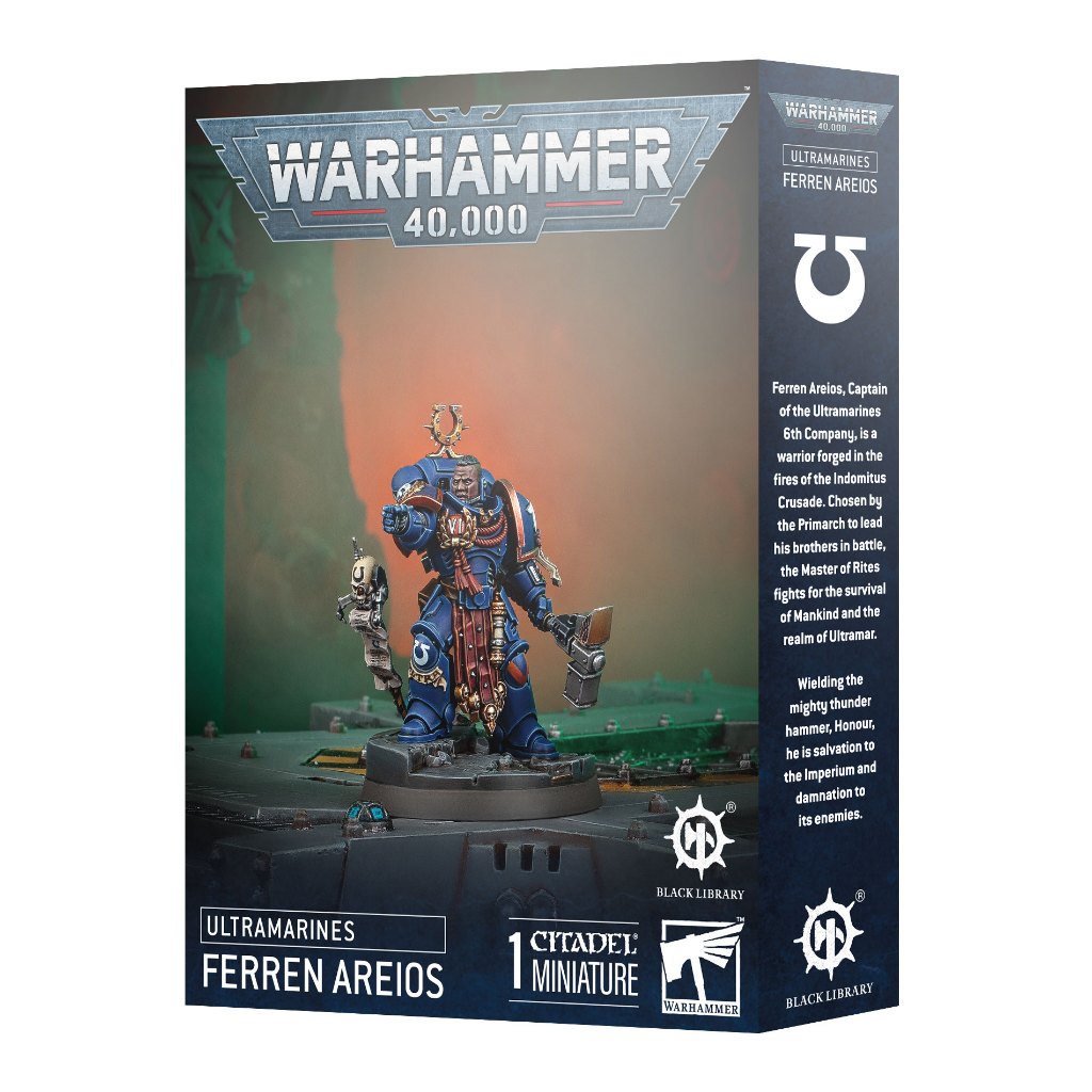 Warhammer 40k Black Library Ultramarine Captain Ferren Areios