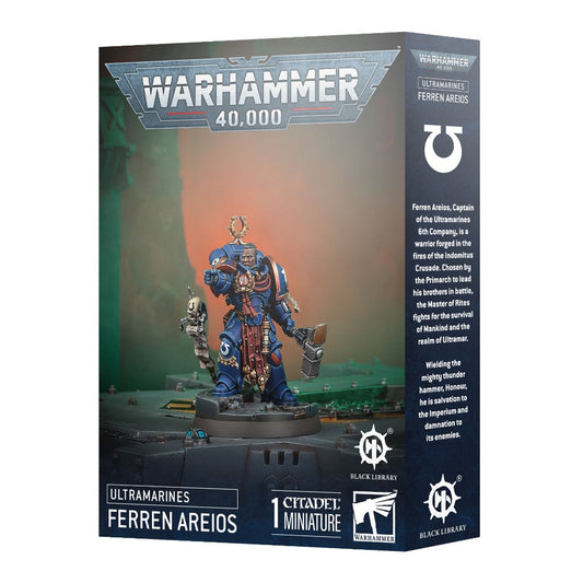Warhammer 40k Black Library Ultramarine Captain Ferren Areios